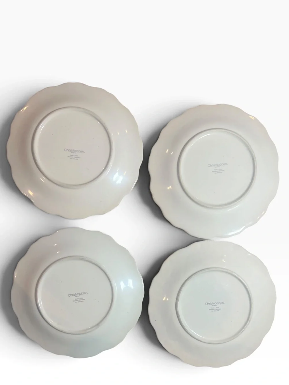 Felice Ivory by JC Penney – Set of 4 Salad Plates 9” plates by Chris Madden